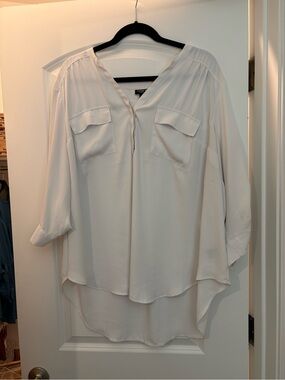 torrid White Harper Blouse 3X